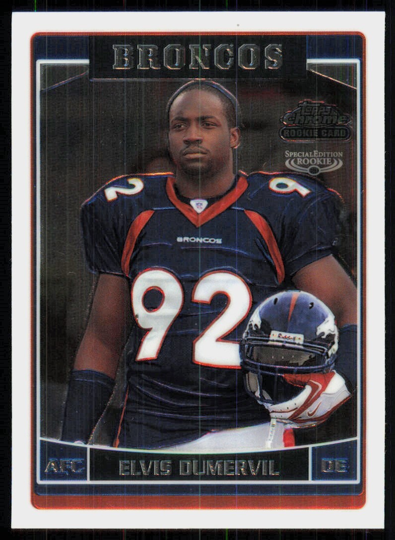 Elvis Dumervil Topps Chrome #173 Special Edition