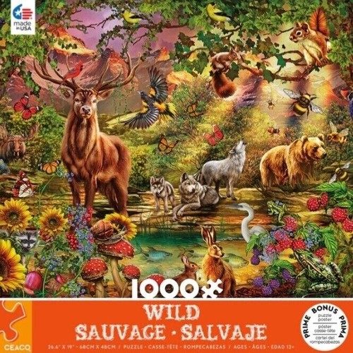 1000 Piece Animal Jigsaw Puzzle
