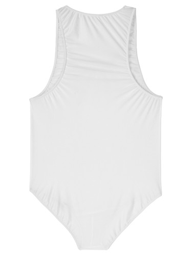 Mens Glossy Sleeveless Bodysuit Leotard Stretchy Jumpsuit Wrestling AU - Picture 15 of 81