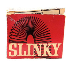 Vintage James Original Walking Spring Toy Slinky No. 100 with Original Box