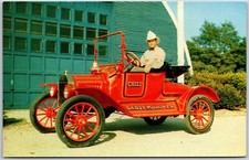 Ford Fire Chief's Car From Henry Austin Clark Jr. Collection New York Postcard