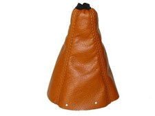Schaltmanschette Fur Audi TT 8N 1998-2006 Leder Baseball Orange