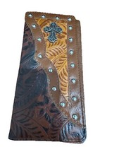 Western wallet for men With Cross Long.