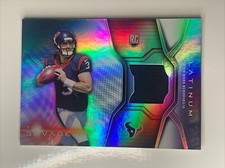 2014 Topps Platinum Tom Savage SP Rookie RC Relic #PRR-TS Houston Texans