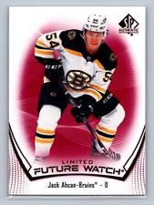 2021-22 SP Authentic Limited Red Future Watch #107 Jack Ahcan - Boston Bruins