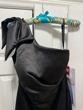 Morilee Black SATIN A-line wedding/elegant dress size 8 **NWT** NEVER WORN!! 