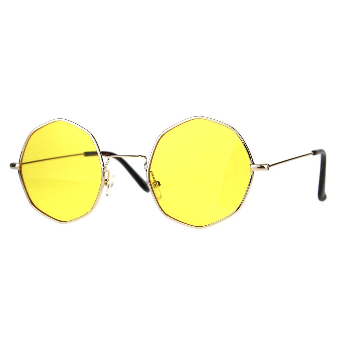 Vintage Octagonal Sunglasses UV400 Polycarbonate Frame Unisex Amazon.com: ZENOTTIC Small Octagonal Polarized Sunglasses  main image 4