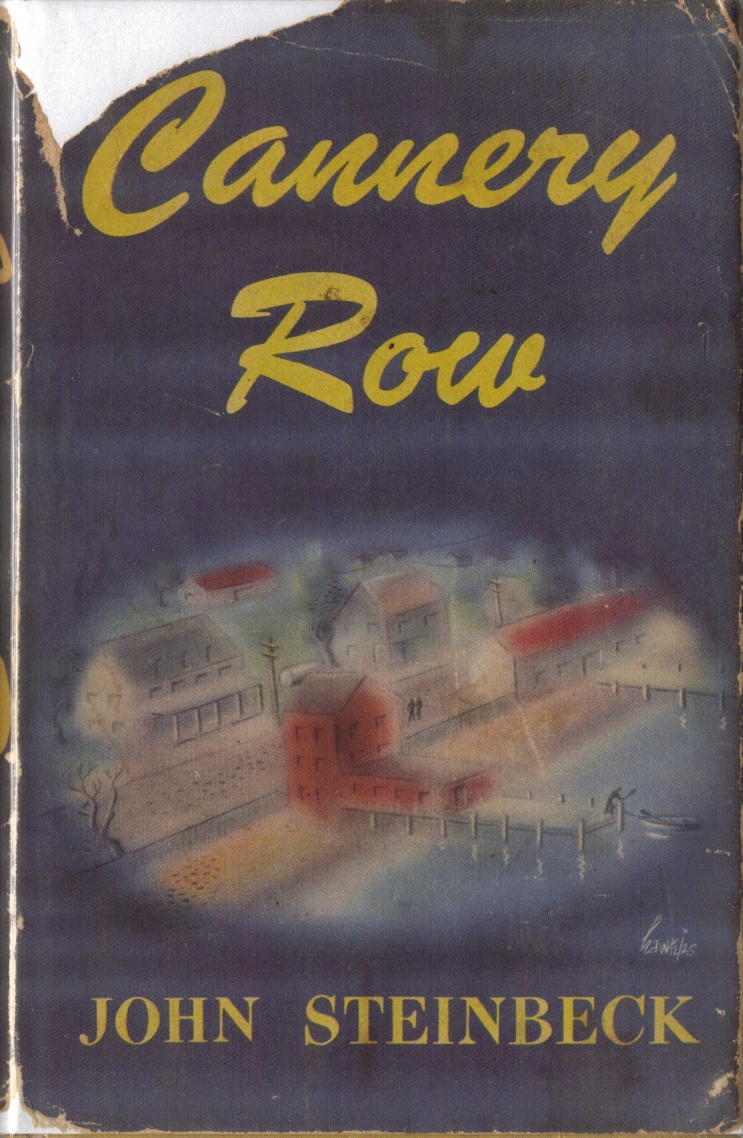 FILA CANNERY ROW JOHN STEINBECK 1945 1ST 1ST W DUST JACKET A VERY NICE COPY!