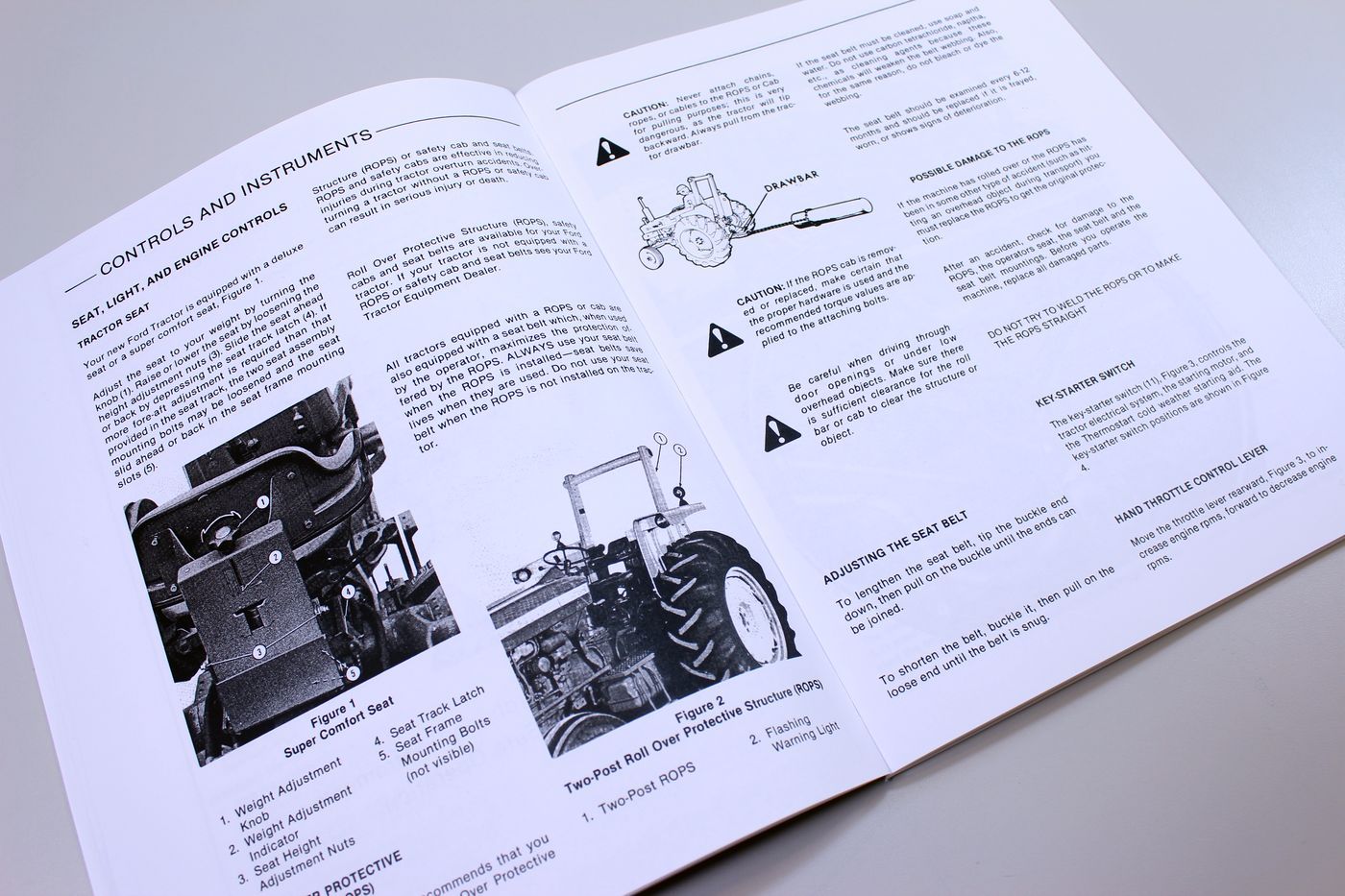 Ford 5610 6610 7610 Tractor Owner Operators Manual Book Maintenance for  sale online | eBay