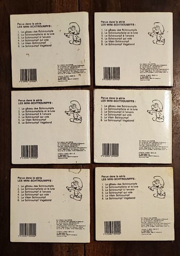 LOT OF 6 1982 SMURFS BOOKLETS - GOOD GENERAL CONDITION RARE - Picture 2 of 2