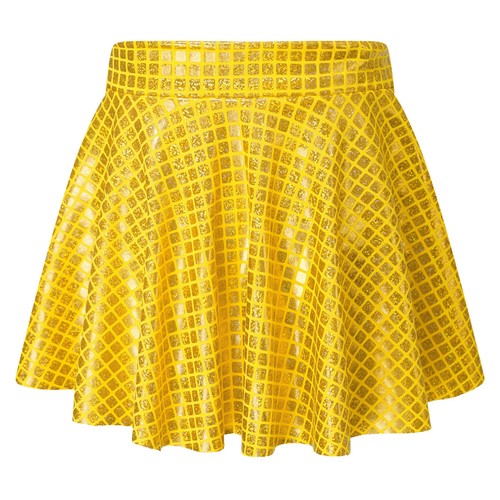 Kids Girls Skirt Birthday Ballroom Costume Cheerleading Stage Performance Latin - Picture 17 of 48