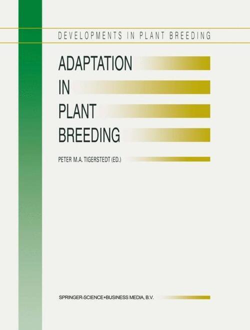Adaptation in Plant Breeding | P. M. A Tigerstedt | Taschenbuch | Paperback - P. M. A Tigerstedt