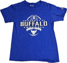 Champion University at Buffalo Football Blue Men's Size Small T-Shirt