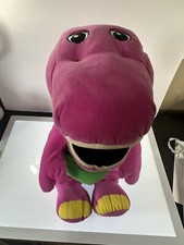 BARNEY - Speak N Sing Fisher Price 26" Plush Jumbo Large Stuffed Animal - Works