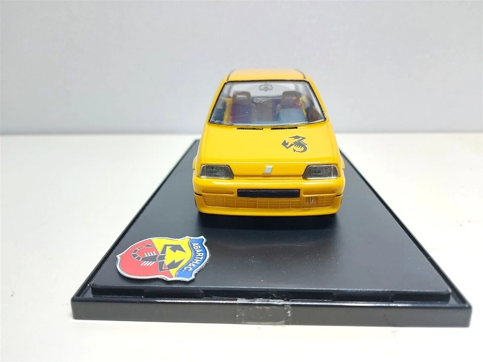 Fiat 500 Sporting Abarth Tuning del 1994 - 1/24 Artigianale base Burago - Immagine 3 di 4