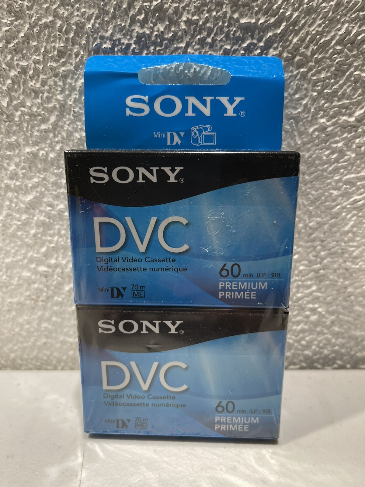 Sony DVC MiniDV 60 Digital Video Cassettes 2Pack Blank Tapes Sealed 