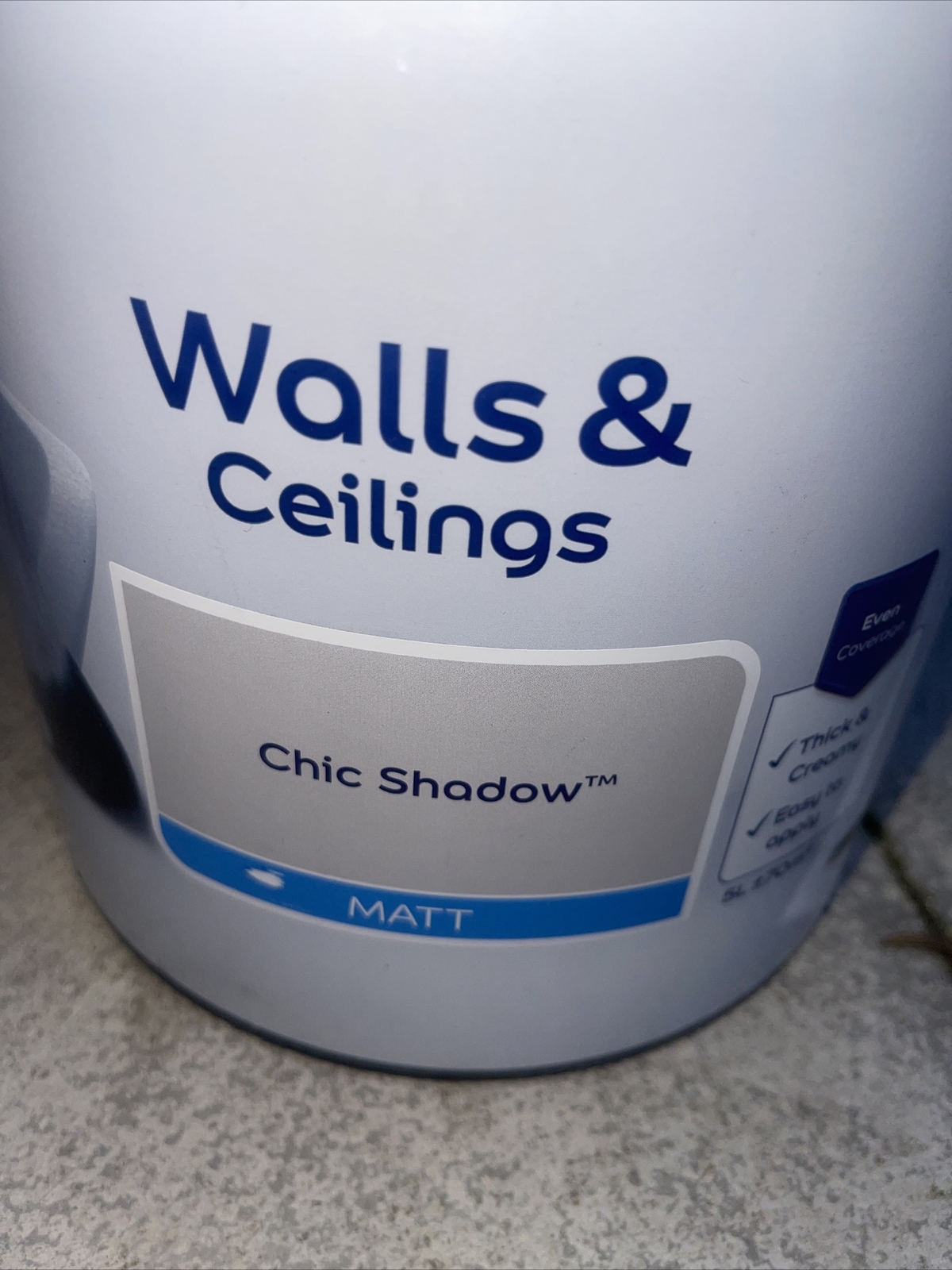 Dulux Matt Emulsion Paint Chic Shadow. new unopened eBay