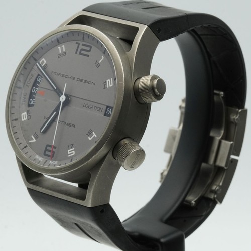 PORSCHE DESIGN WORLDTIMER 6750.10 HERREN UHR AUTOMATIK 45MM ARMBANDUHR TITAN - Bild 5 von 9