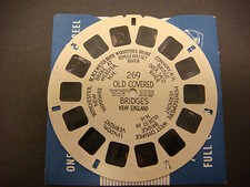 Sawyer's Viewmaster Reel,Old Covered Bridges New England Woodstock Bridge 269