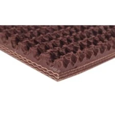 12 Inch Wide 3 Ply Black Rubber Rough Top Incline Conveyor Belt Material