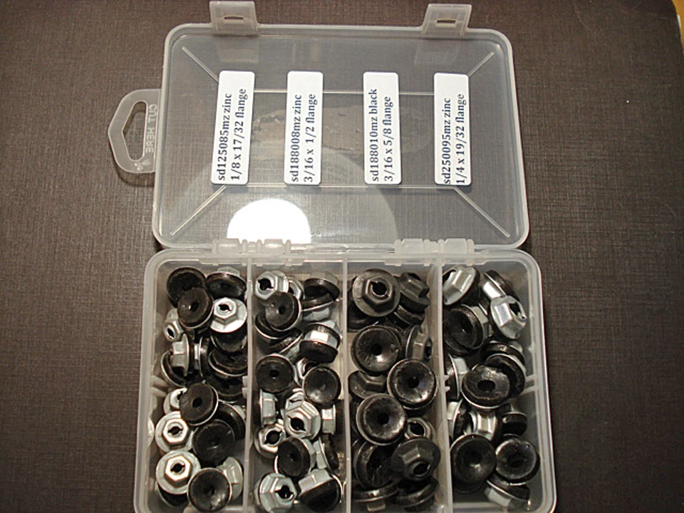 90 piezas emblema de corte de rosca placa de nombre tuercas de escritura con sellador surtido GM GMC Foto 2 de 4