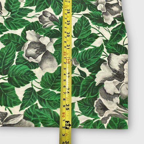Multicolored Cotton Linen Fabric Lot Of 4 Floral Pieces Size In Description READ - Picture 4 of 16