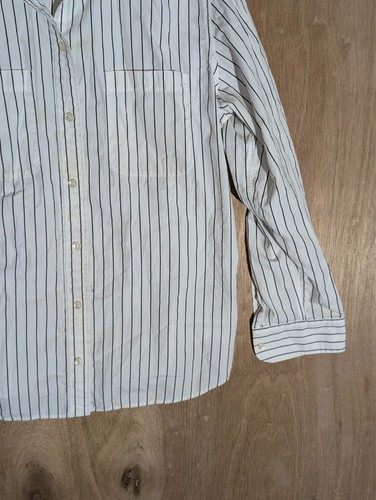 lauren ralph lauren camisa abotonada mujer talla L cuello manga larga rayas - Imagen 6 de 15