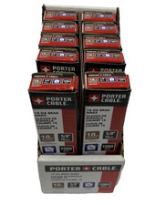 Porter Cable 18 GA. X 5/8" PBN18063-1 Galvanized Brad Nails Lot of 10 10000 NEW