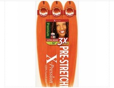 Outre X-Pression Ultra Braid 3X 52  Pumpkin Spice Pre-Stretched New 2 Packs