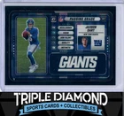 2025 Donruss Optic Jaxson Dart Rookie Passing Grade Black Pandora #023/149 H699