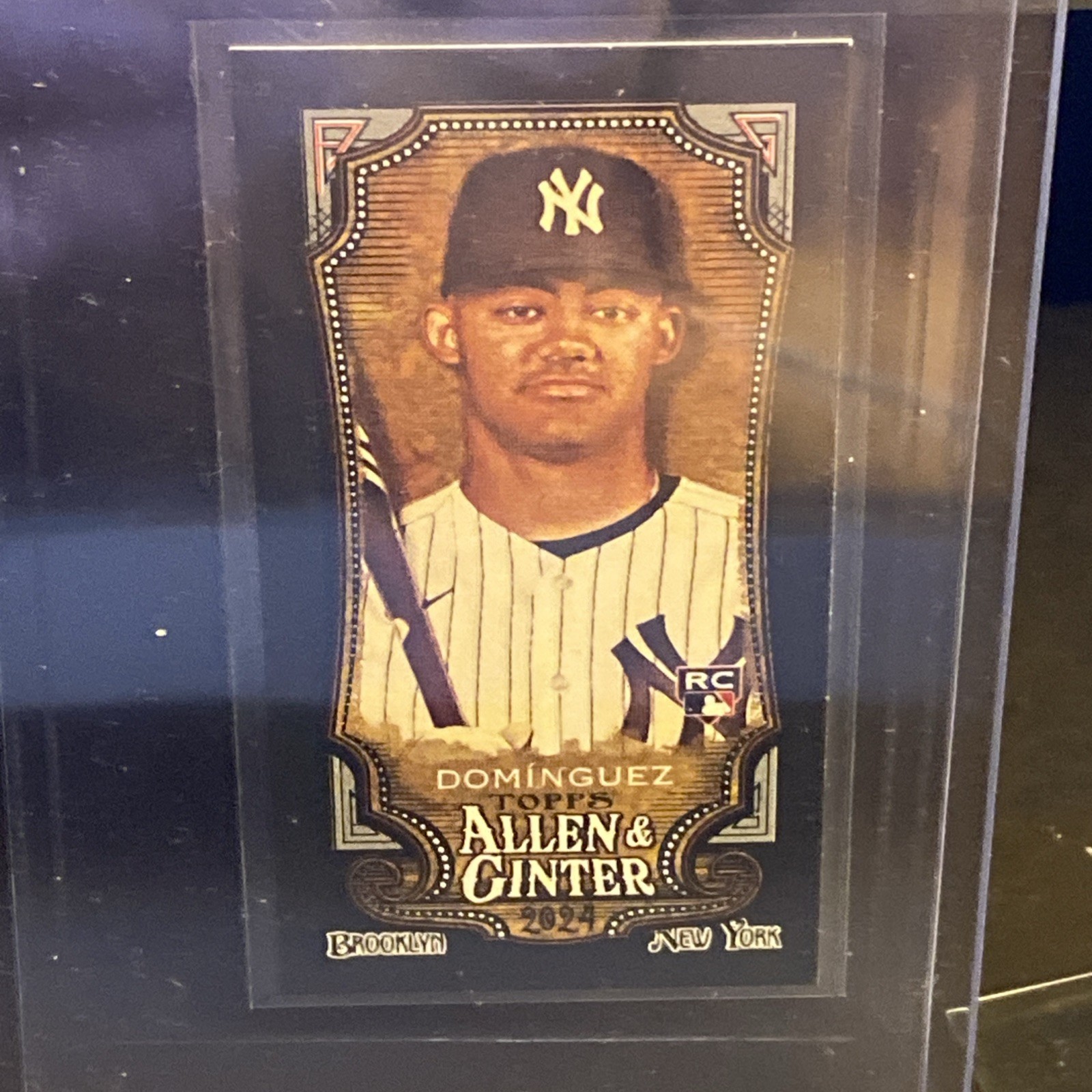 Jasson Dominguez Black Border Mini (RC) #31Â 2024 Topps Allen & Ginter