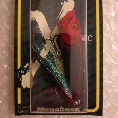 Megabass x Briefing POPX RHRL Jet Black Limited Lure, gebraucht