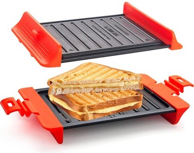 | Microwave Grilled Cheese Maker | Sandwich Maker Toaster | Microwave Cooking...