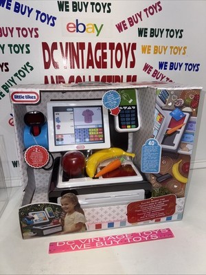 Little Tikes First Self Checkout Stand Grocery Store Age 2+ 40+ Pc Pretend Play