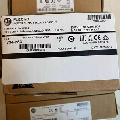 1794-PS3 SER A FLEX I/O 24V-DC Power Supply Module 1794PS3 New Factory Sealed #E