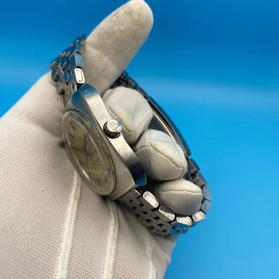 Reloj automático para hombre Cyma by Synchron Conquistador años 70 hecho en Suiza 38 mm Foto 3 de 4