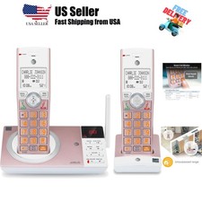 DECT 6.0 2-Handset Cordless Phone for Home with Answering Machine, Call Block...