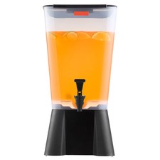 5-Gal Drink Dispenser w/No-Drip Spigot, Plastic for Juice, Tea, Water