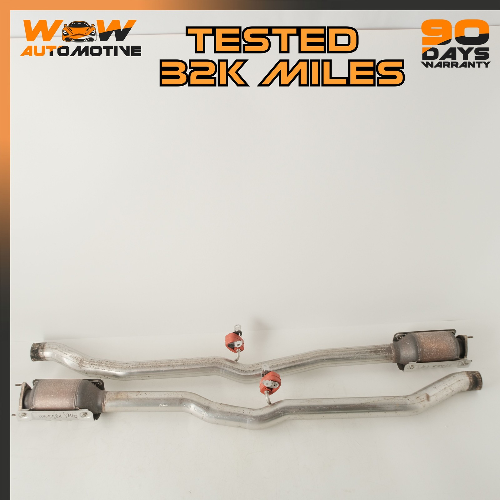 07-17 BENTLEY CONTINENTAL SUPERSPORTS LEFT RIGHT MIDDLE EXHAUST DOWNPIPE OEM