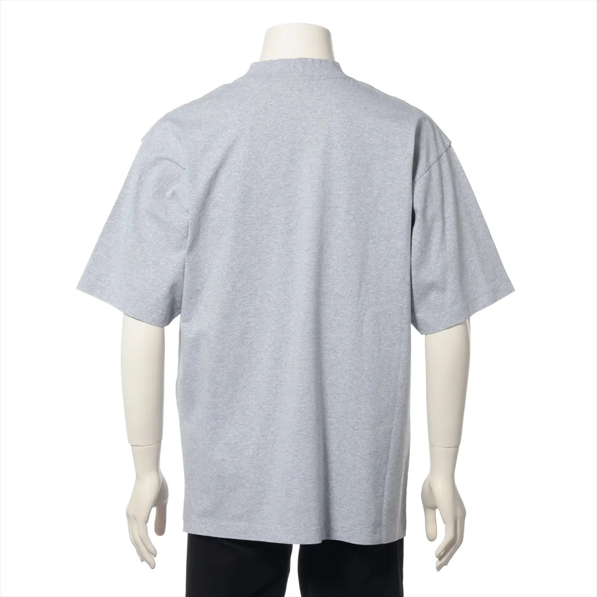 Balenciaga 25 years Cotton T-shirt XS Men's Gray  764235 Cursive thumbnail 2