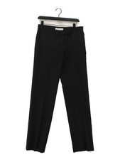 Stella McCartney Women's Suit Trousers UK 14 Black 100% Other Dress Pants