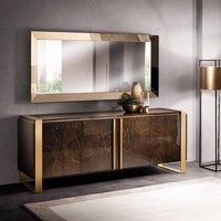 Konsolen Tisch Kommode Mit Spiegel Luxus Klasse MöBel Set Konsole 2Tlg. Holz Neu