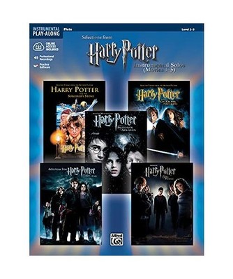 Harry Potter Instrumental Solos [Movies 1-5]: Flute, Book & Audio/Software [With