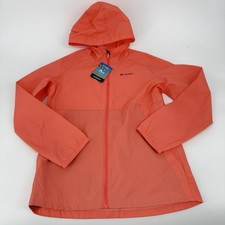 Columbia Youth Size XL Waterproof Rain Jacket Pink Windbreaker Switchback NWT