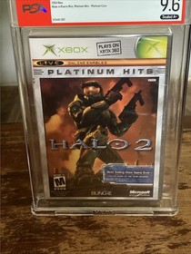 Halo 2 Xbox 2004 New Graded PSA 9.6 Sealed A+ Video Game Free Shipping Grade