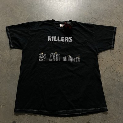 Vintage 2004 The Killers Hot Fuss Band Shirt Grunge Y2k XL