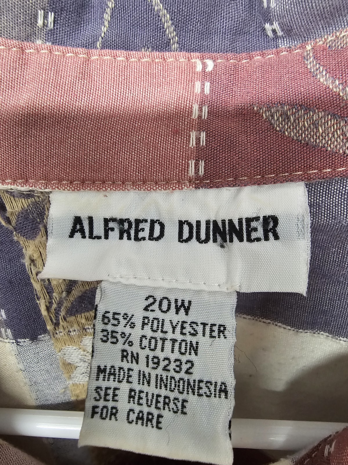 Alfred Dunner Blouse Patchwork Button Up Floral B… - image 7