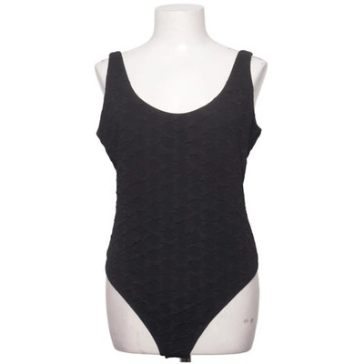 H&M, Body, Größe: L, Schwarz, Elasthan/Polyester, Einfarbig, Damen #CnD