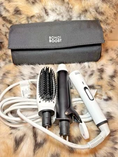 BondiBoost Mini 2-in-1 Straightener Brush & Curling Iron | Brand New | No Box