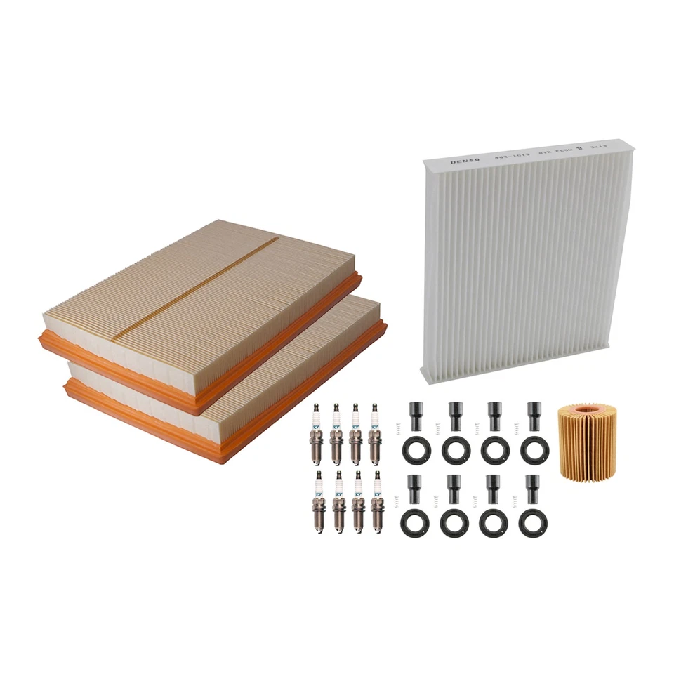 Kit de ajuste Denso 8 velas de ignição e botas kit para Lexus LS460 LS600h 4.6L 5.0L V8 - Imagem 2 de 2